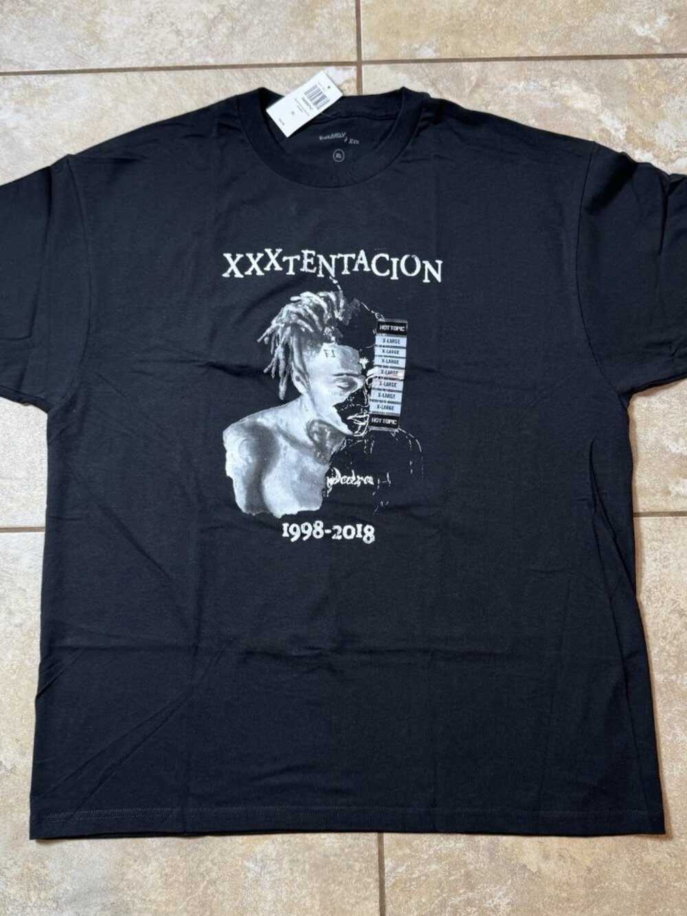 XXXTentacion Tribute Portrait T-Shirt Size X-LARGE New With Tags